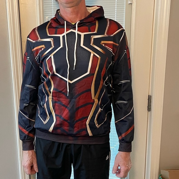 Iron Spiderman pullover jacket hoodie - Picture 4 of 6